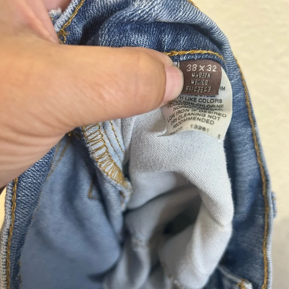 Great Northwest Mens Classic Light Blue Denim‎ Jeans 38X32 Casual Work Durable